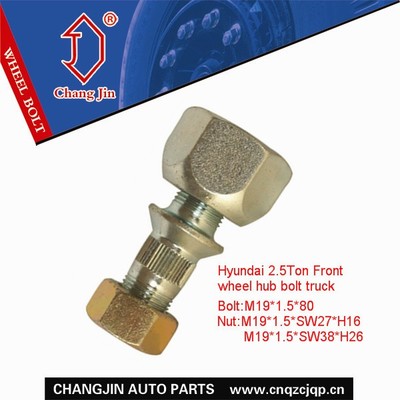 供應Hyundai 2.5噸前輪螺栓 昌勁汽配報價、福建誠信廠家詳解與標準件批發